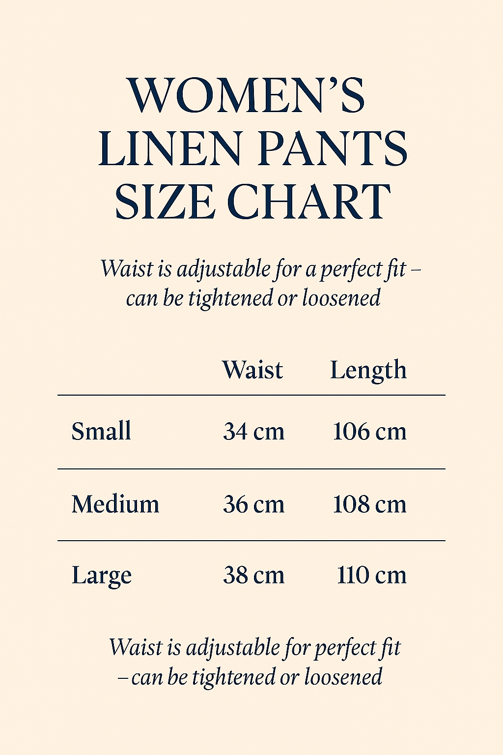 Women’s Linen Pants